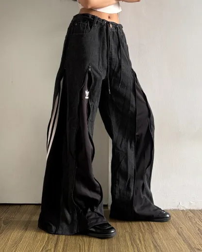 [BIG SIZE] Zipper Pants 0252