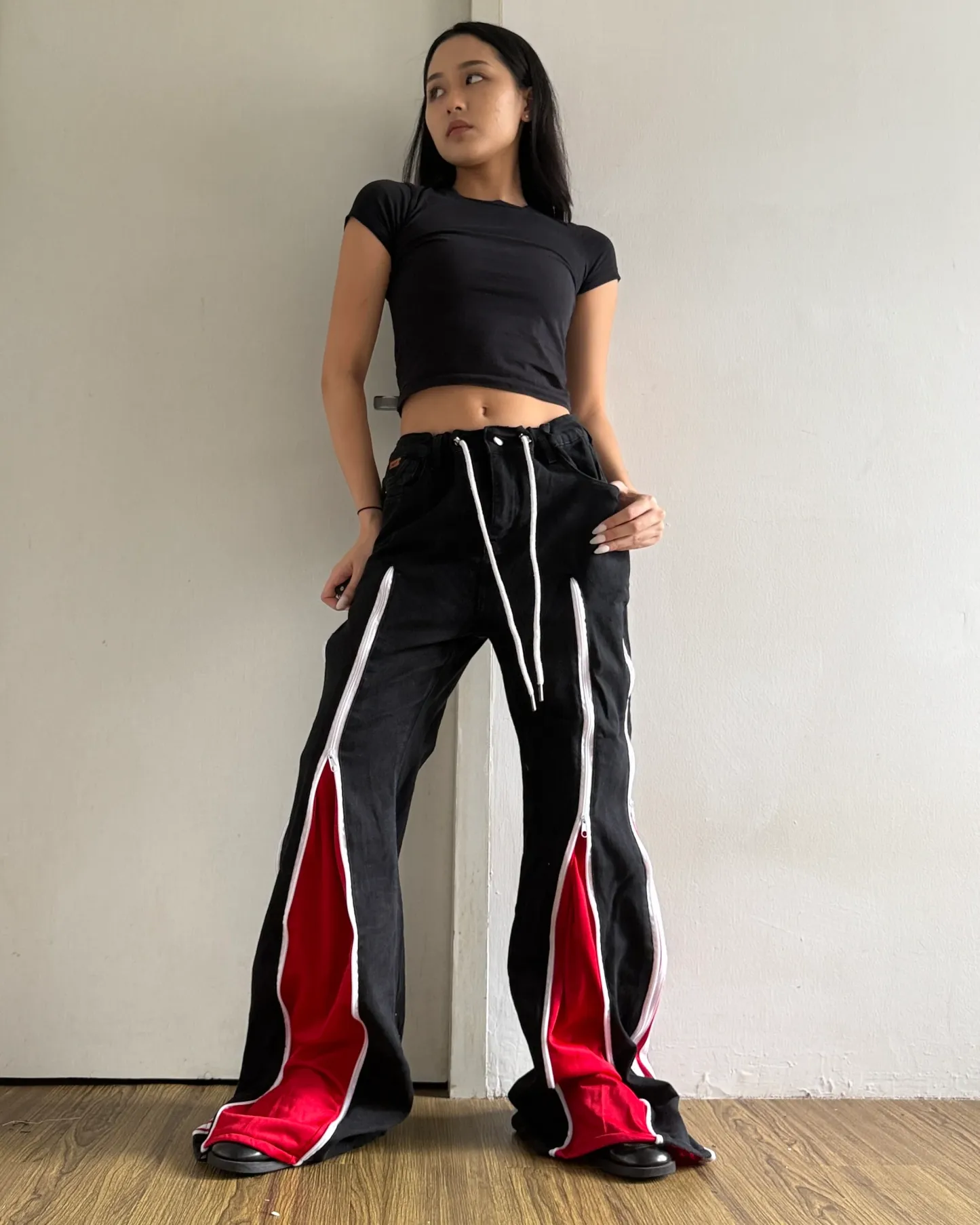 [BIG SIZE] Zipper Pants 0277