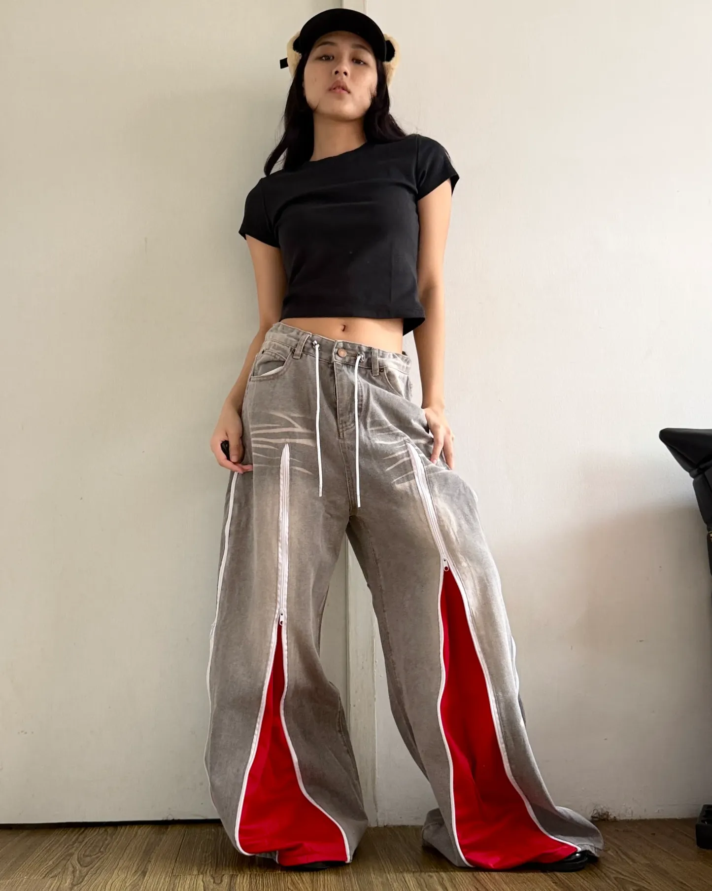 [BIG SIZE] Zipper Pants 0303