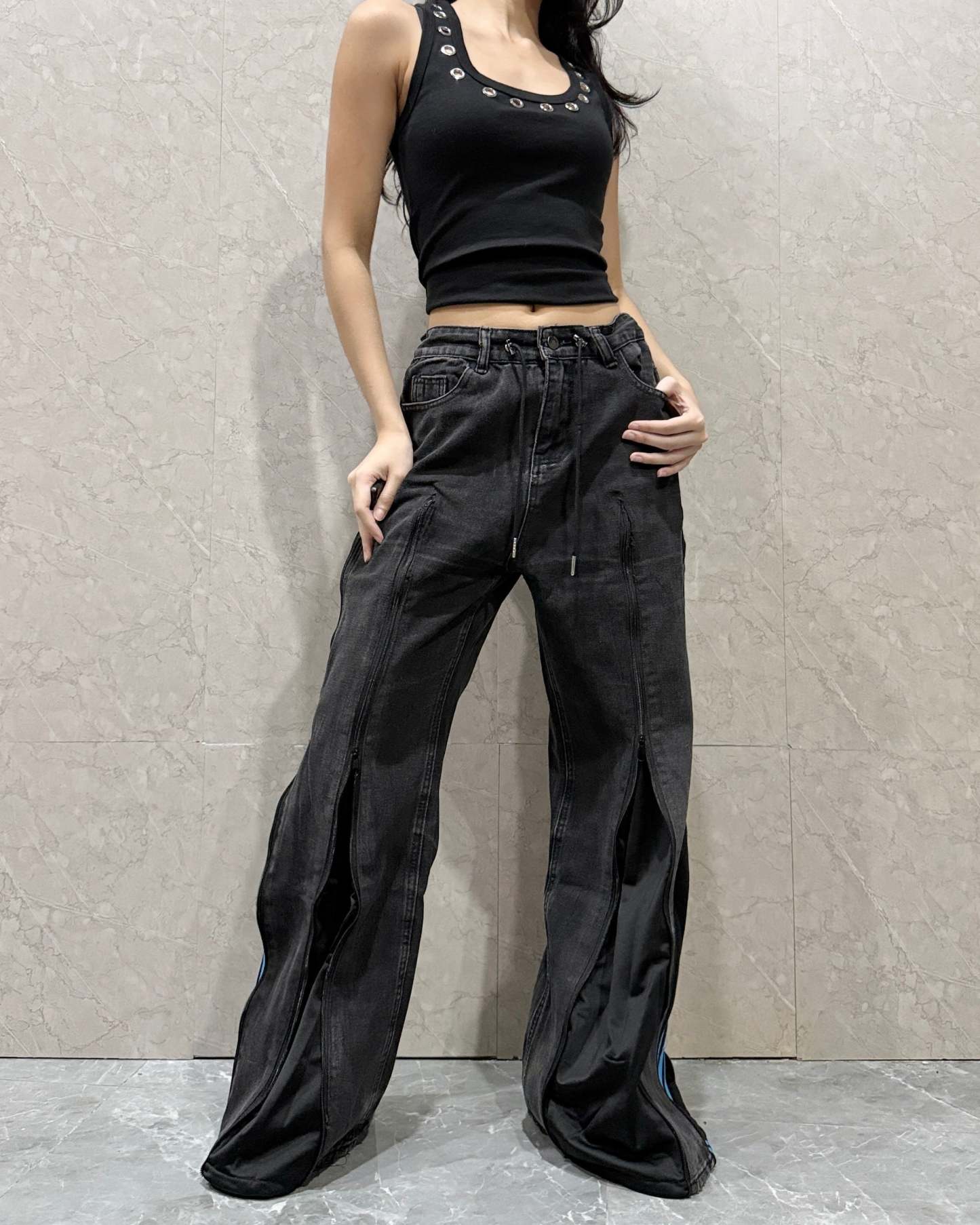 Zipper Pants 0309