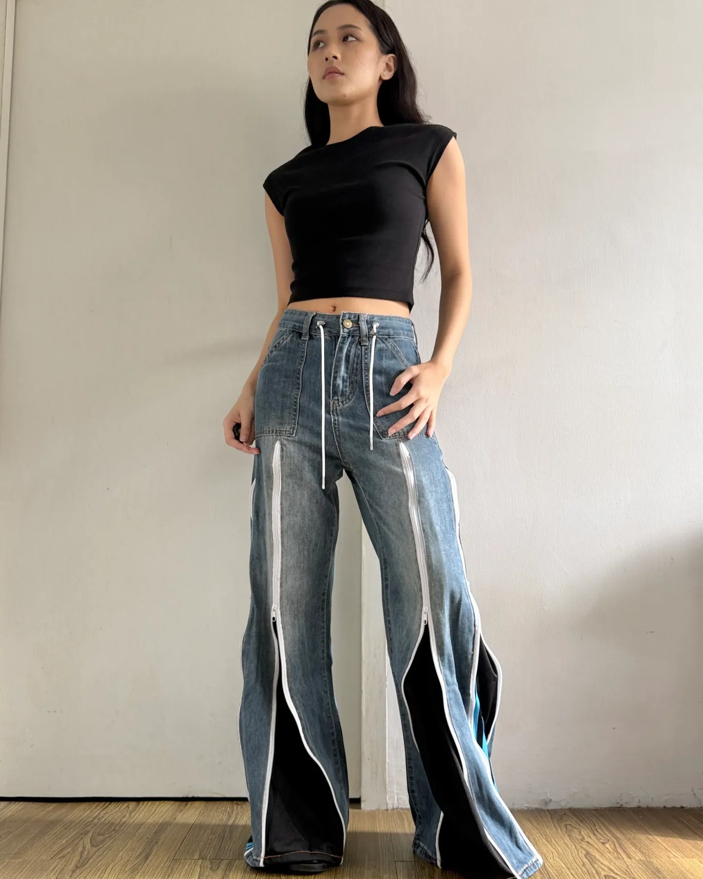 Zipper Pants 0329