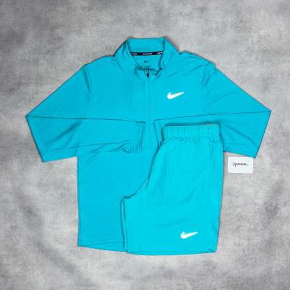 Pacer 1/4 Zip Dusty Cactus & Dusty Cactus 7" Challenger Short Set-OSI