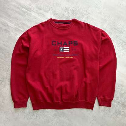 2000s heavyweight embroidered sweatshirt-OSI