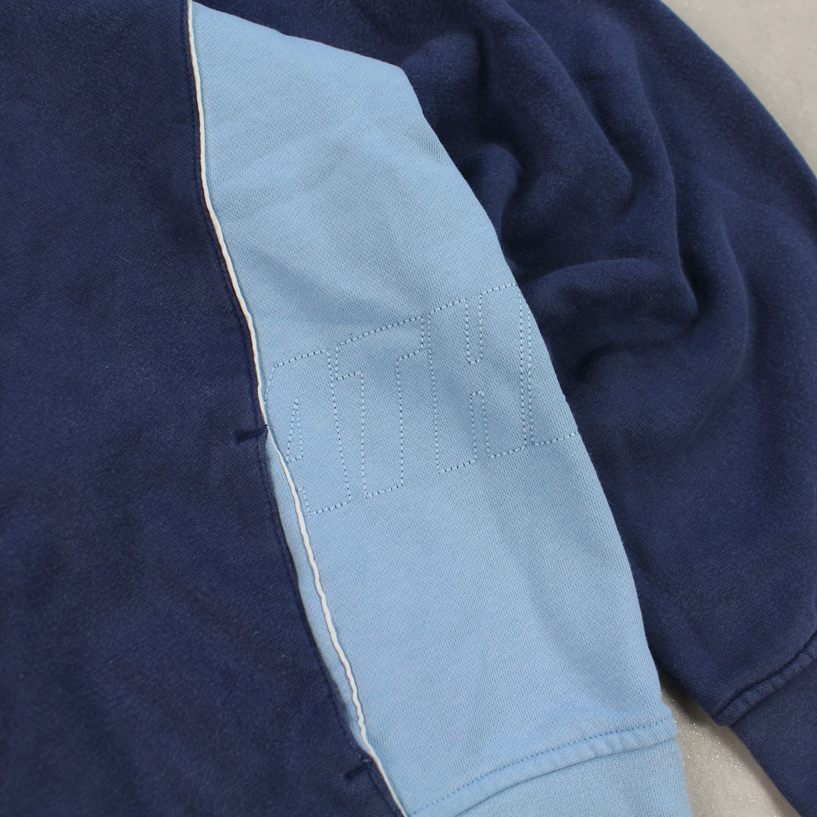 RARE 00s  Zip Sweatshirt Blue-OSI