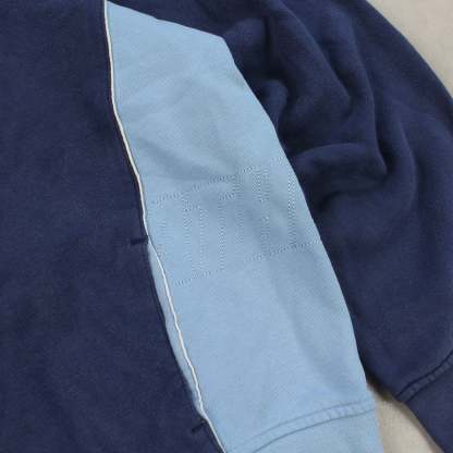 RARE 00s  Zip Sweatshirt Blue-OSI