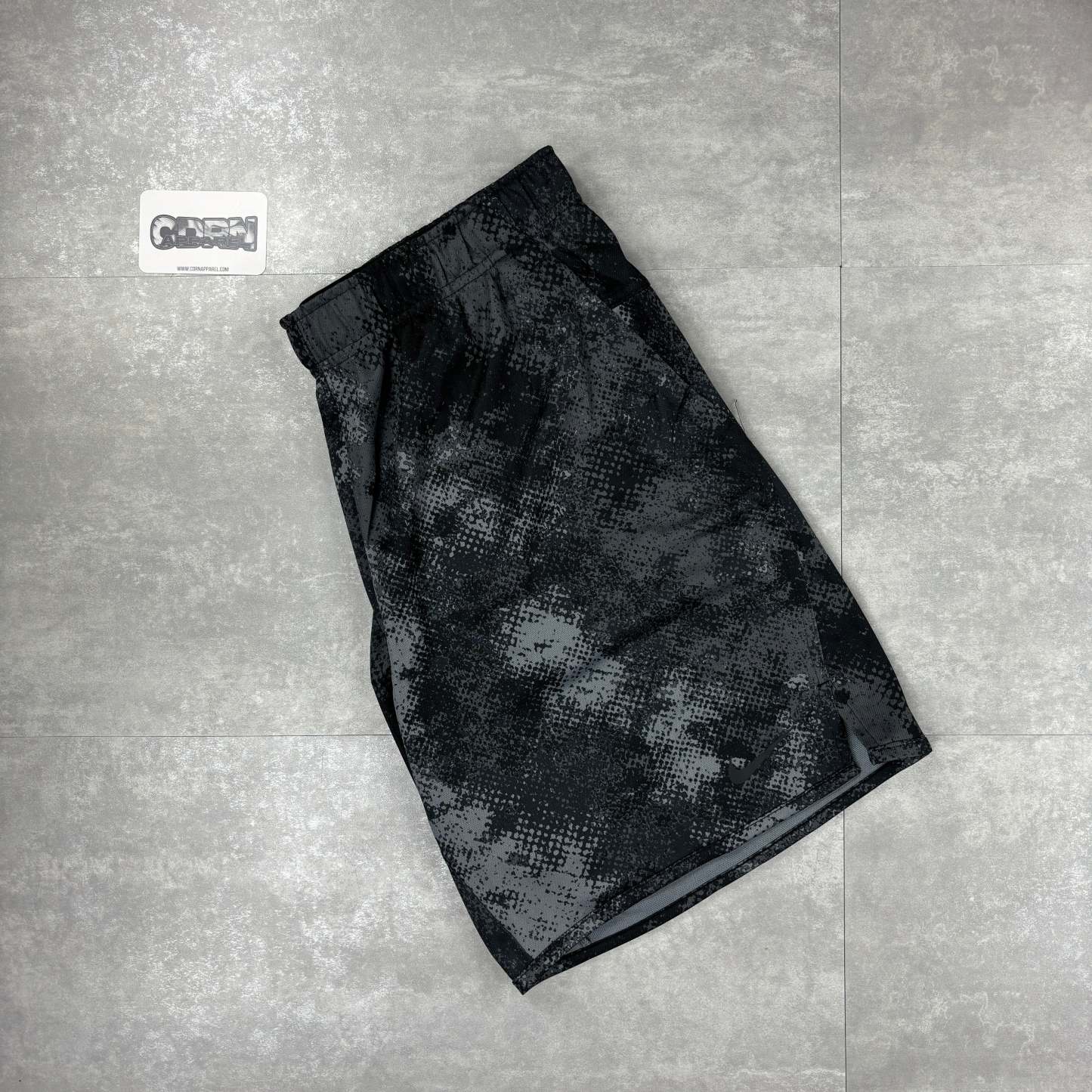 Black Digital Unlimited Windbreaker Jacket & Black Digital Shorts Set-OSI