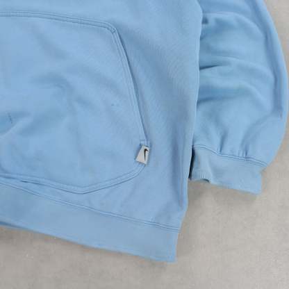 VERY RARE 2000s  Spell Out Hoodie Blue-OSI