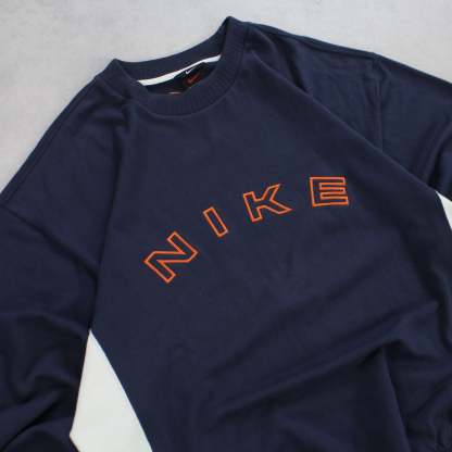 RARE 1990s  Sweatshirt Navy-OSI