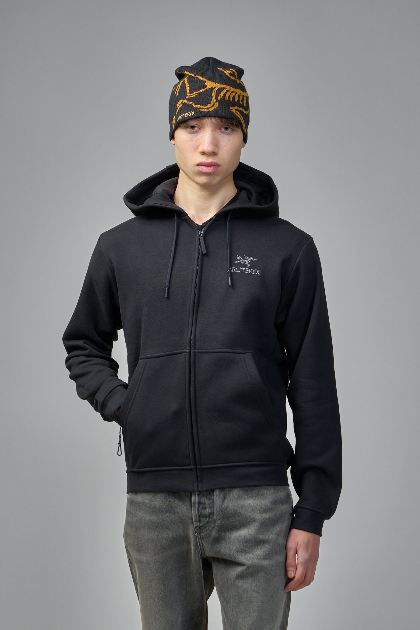 Emblem Fleece Full Zip Hoody-OSI