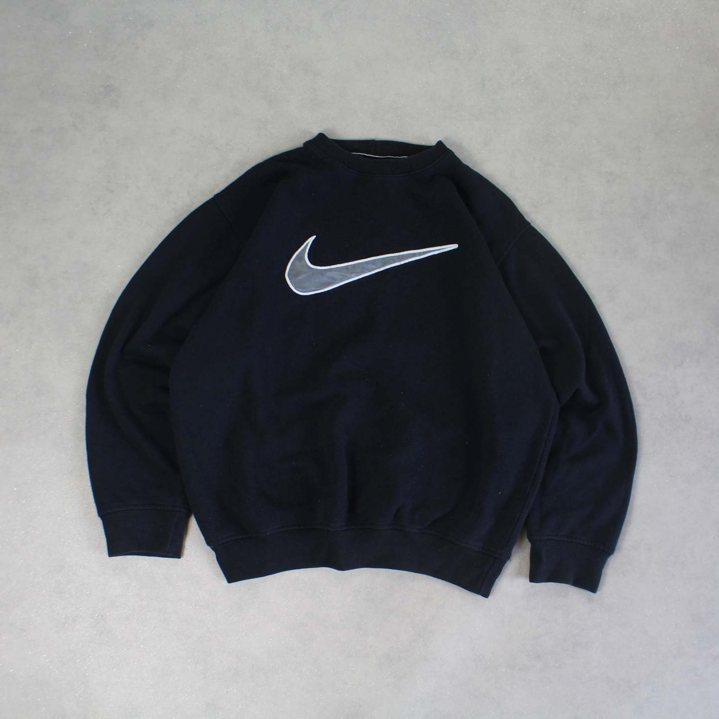 RARE 2000s  Sweatshirt Black-OSI