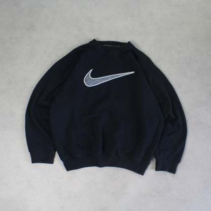 RARE 2000s  Sweatshirt Black-OSI