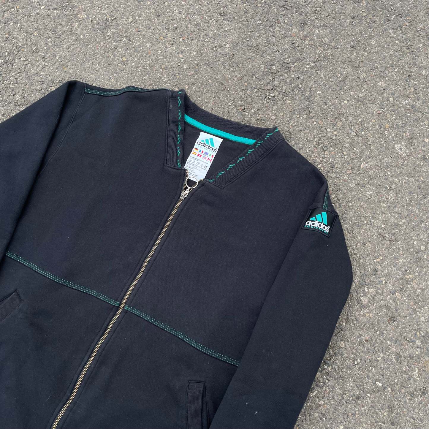 RARE 90s Equipmet Sweatshirt Black-OSI