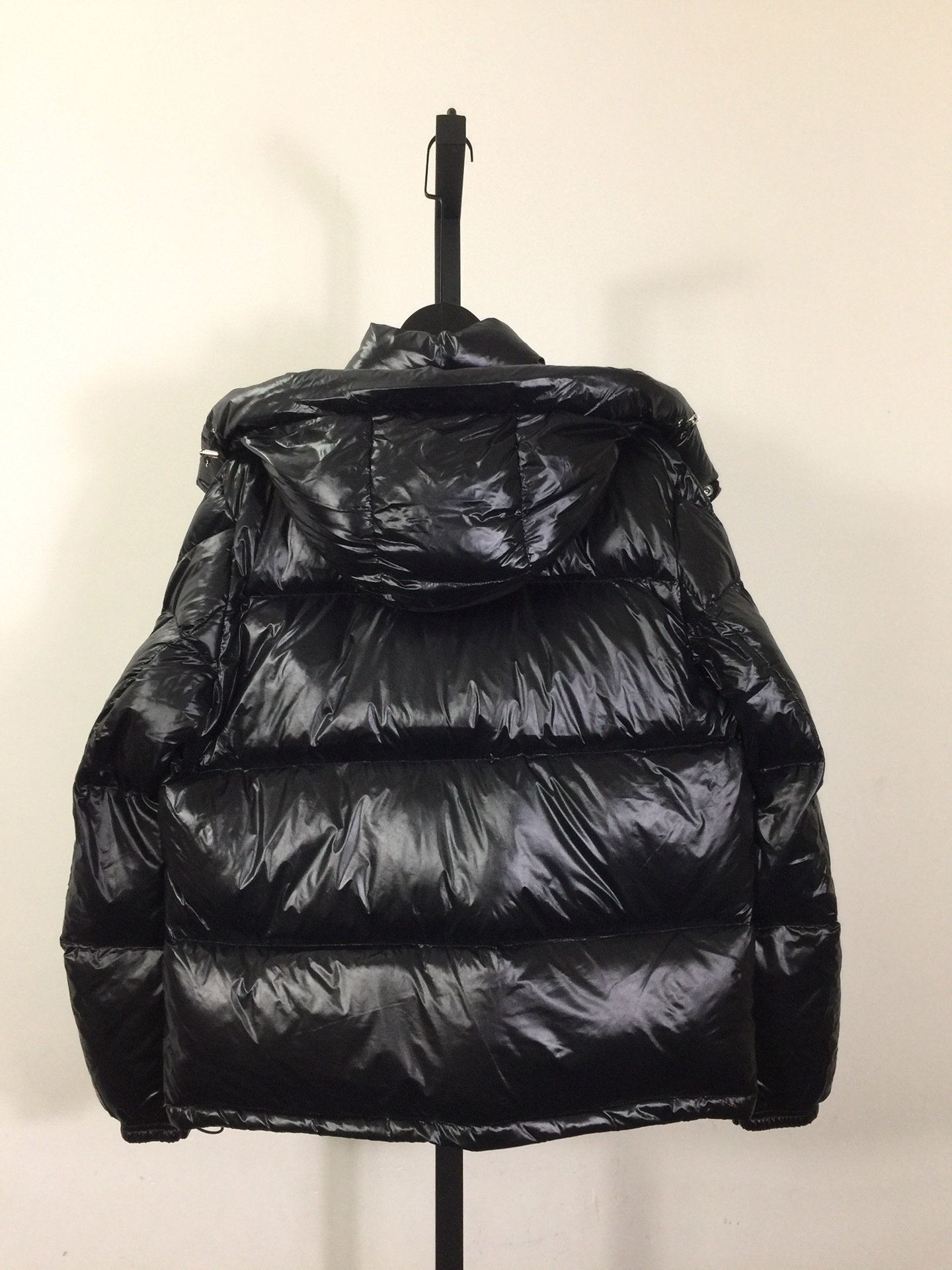 Moncler Logo Moncler High-Shine Padded Jacket