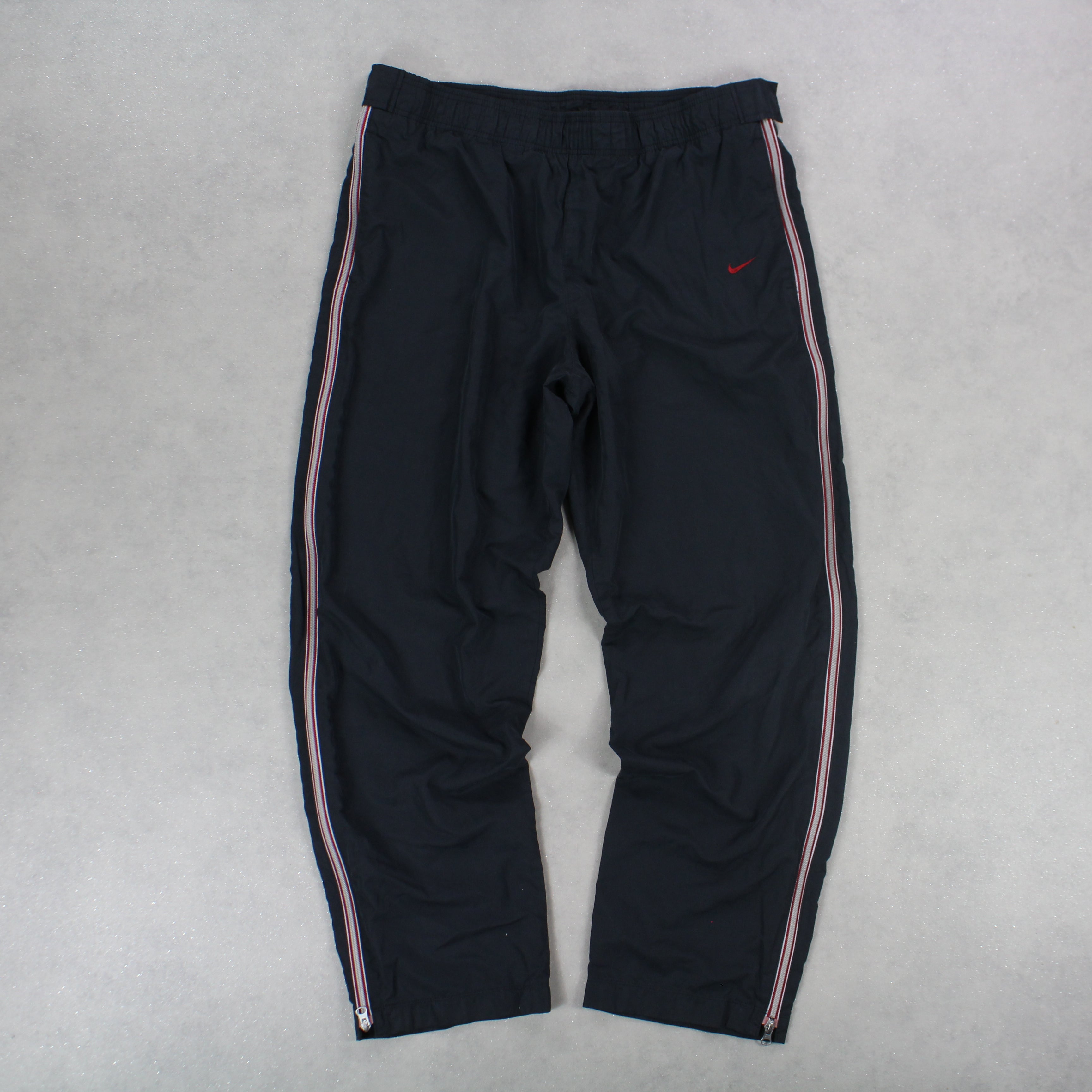 RARE 2000s Baggy Trackpants Grey-OSI