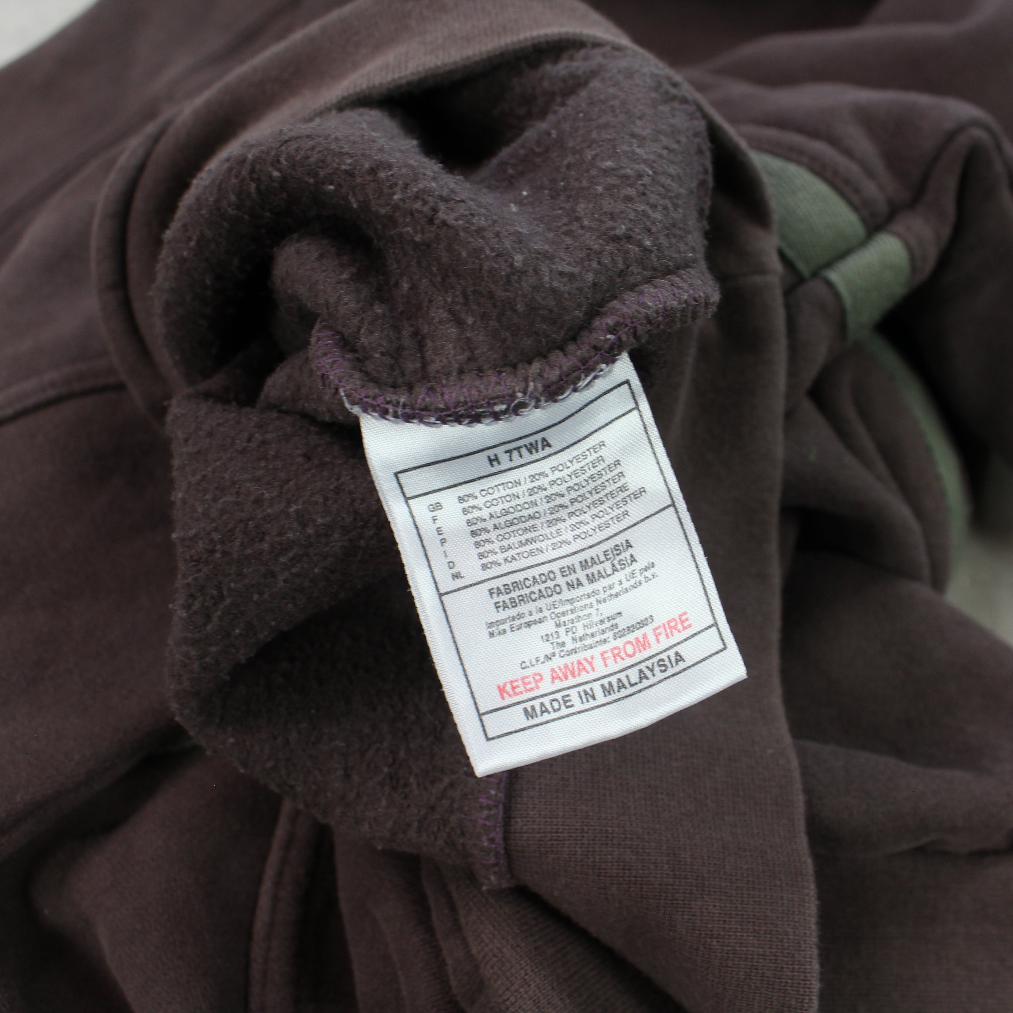 VERY RARE 1990s  Hoodie Brown-OSI