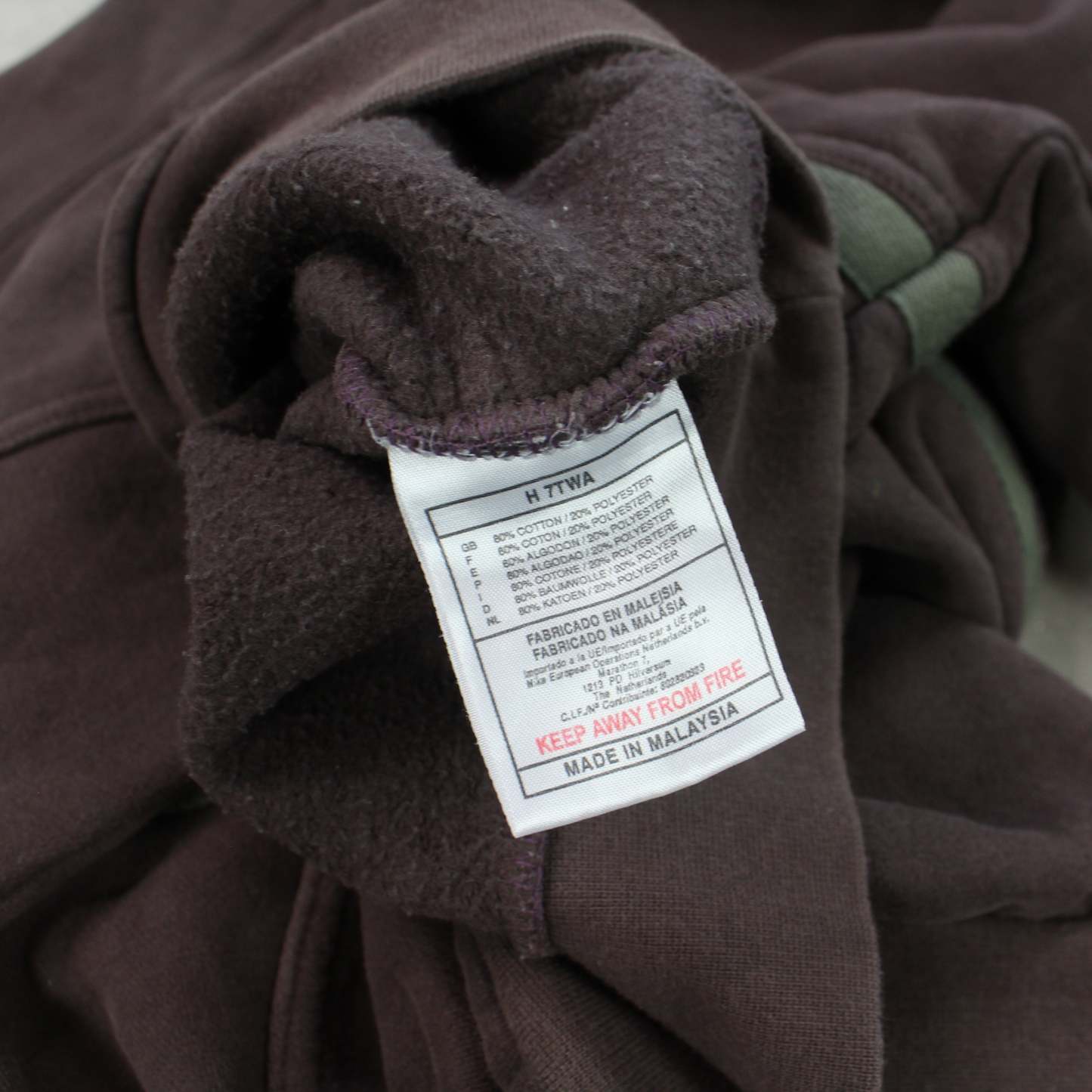 VERY RARE 1990s  Hoodie Brown-OSI
