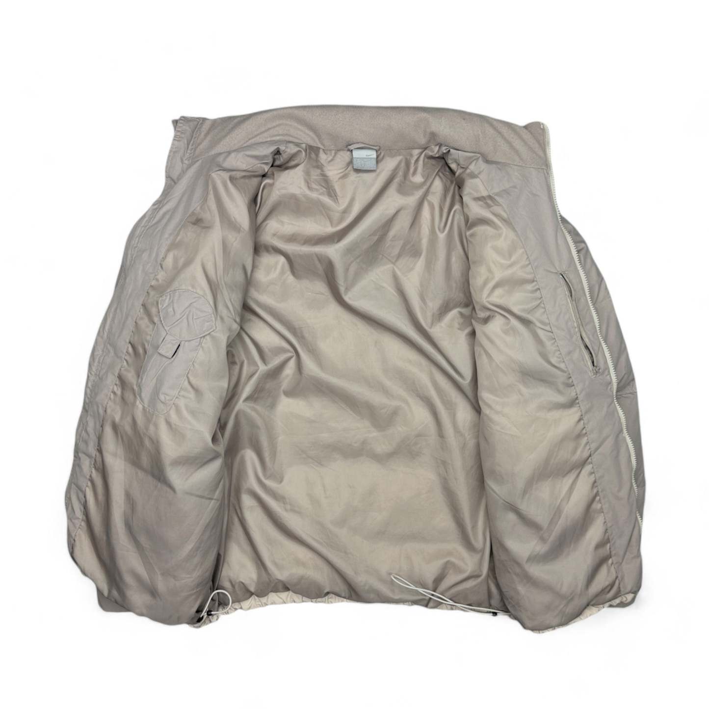 Vintage  Puffer Daunenjacke Beige-OSI