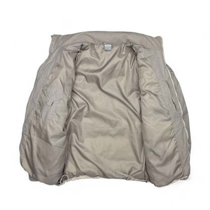 Vintage  Puffer Daunenjacke Beige-OSI