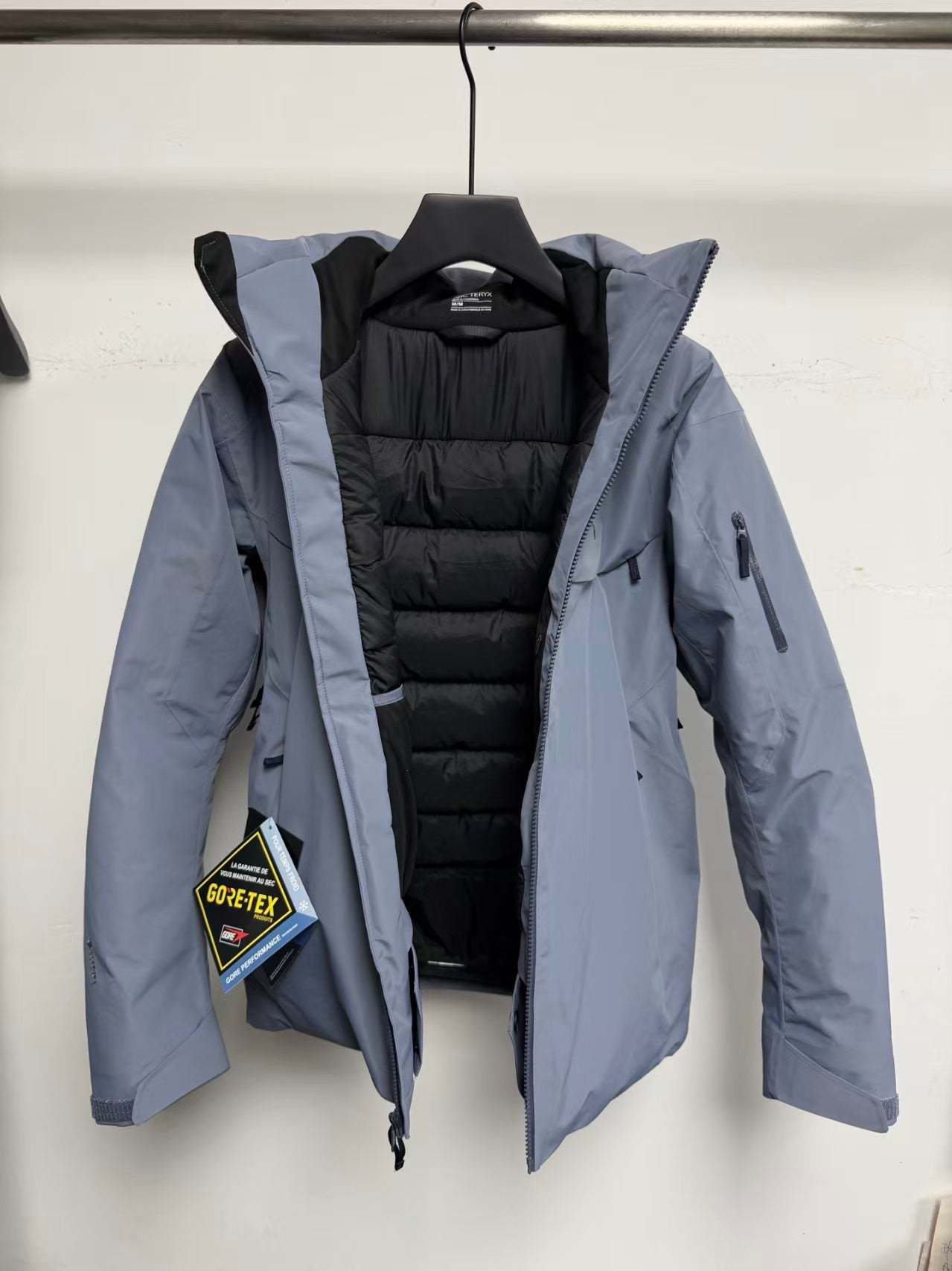  men's macai insulated jacket blue ski and snowboard jacket-OSI