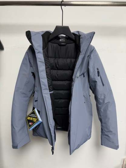  men's macai insulated jacket blue ski and snowboard jacket-OSI