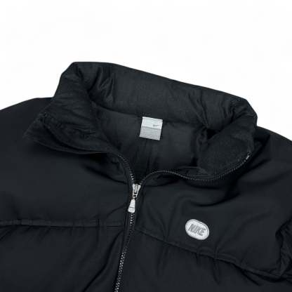 Vintage  Rare Down Pufferjacke Schwarz-OSI