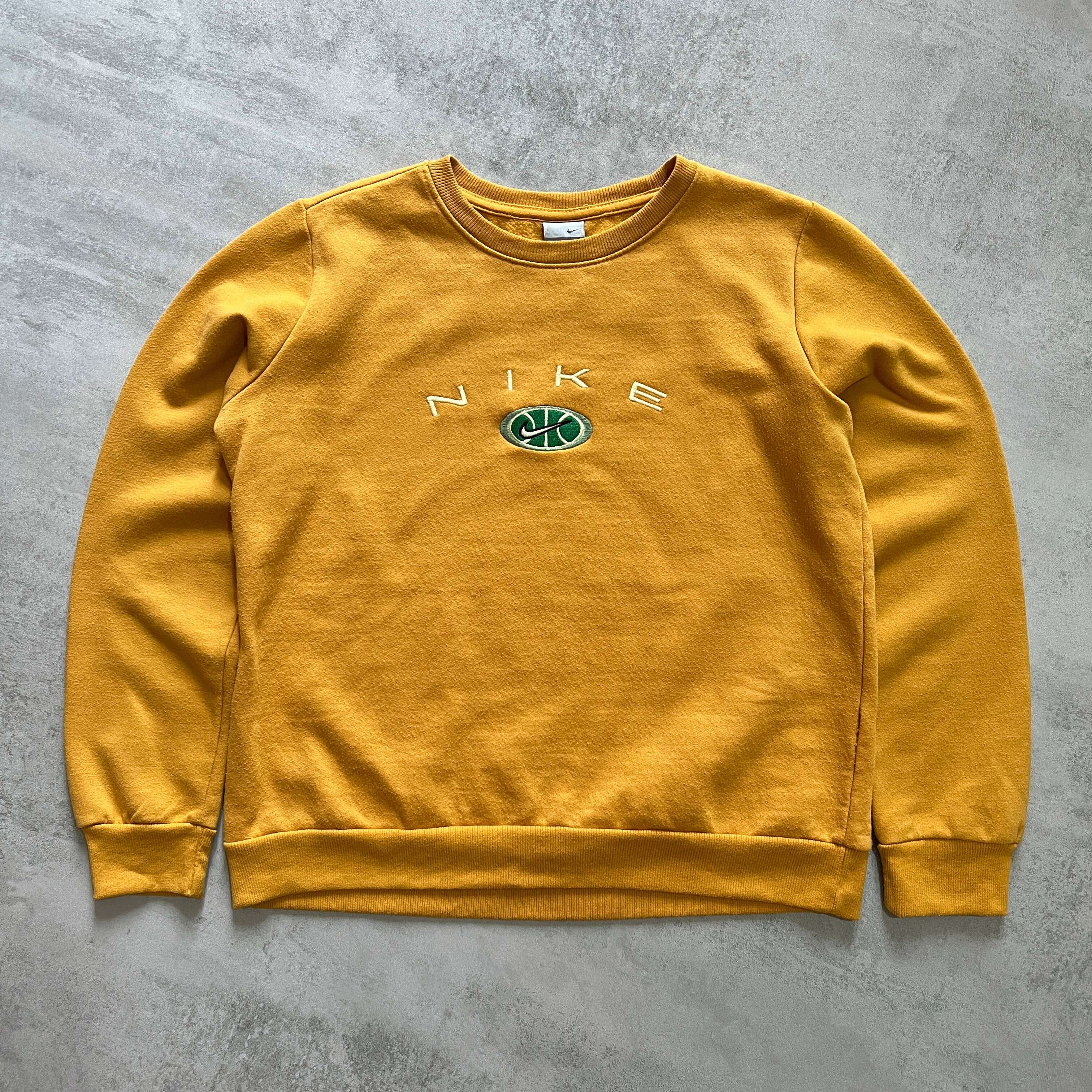 RARE 2000s heavyweight embroidered sweatshirt-OSI