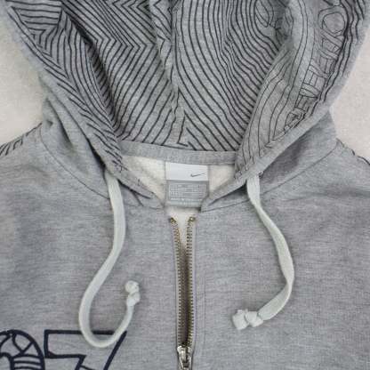 SUPER RARE 2000s  97 Zip Up Hoodie Grey-OSI