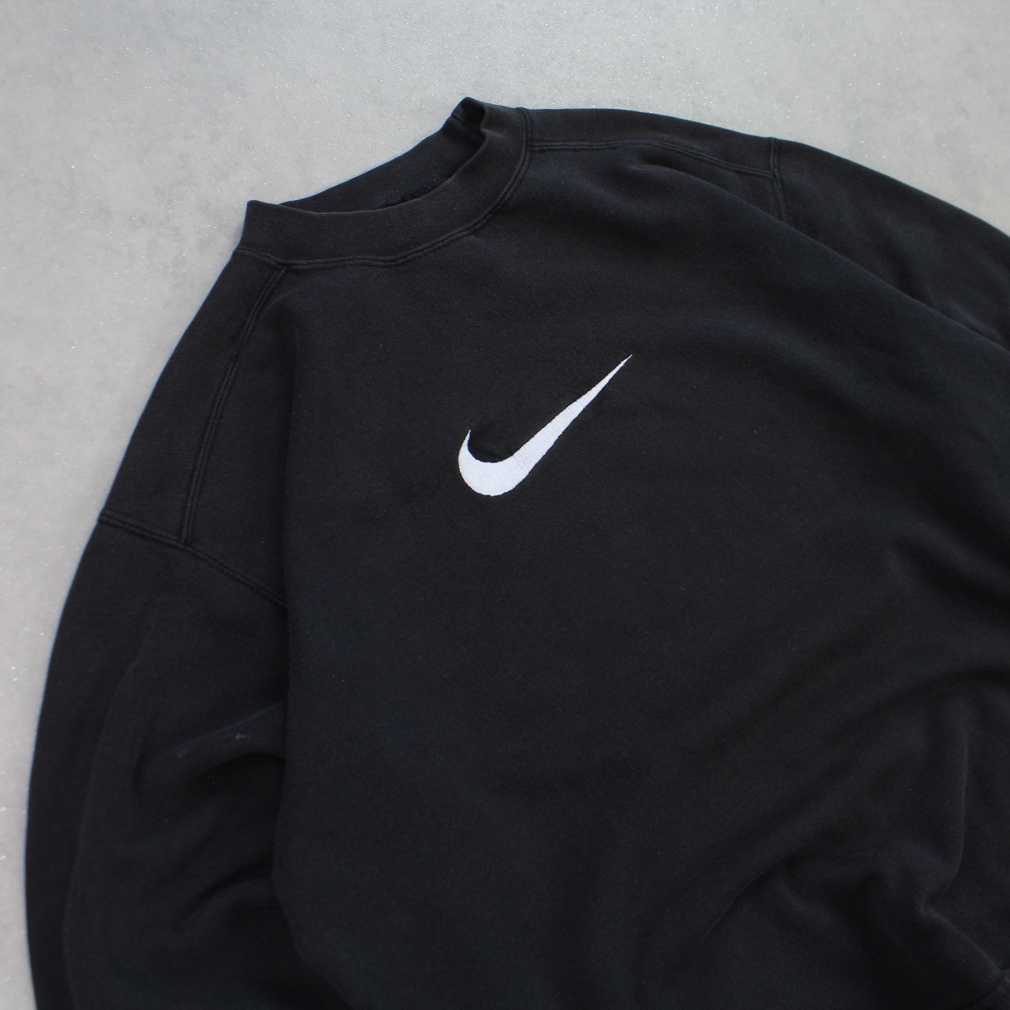 RARE 1990s  Sweatshirt Black-OSI