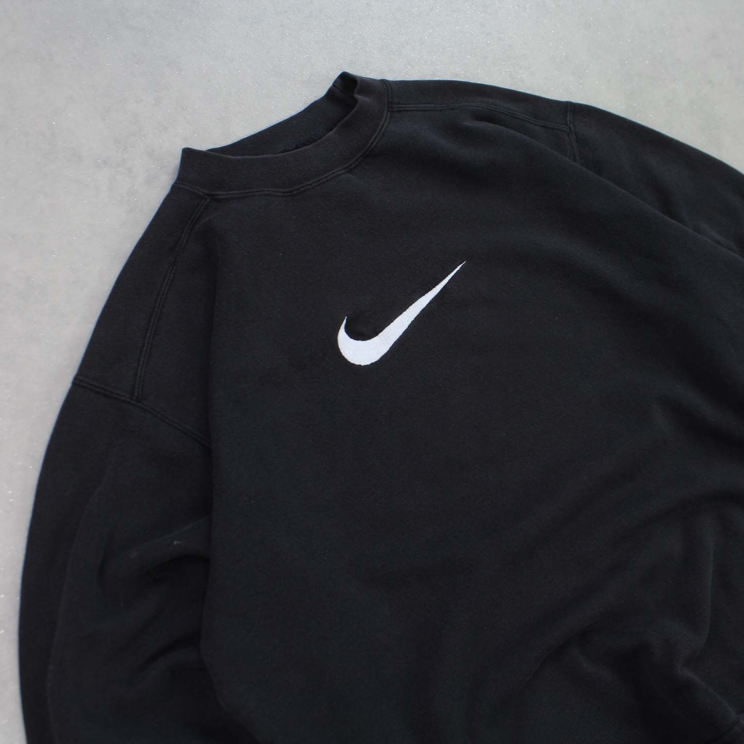RARE 1990s  Sweatshirt Black-OSI