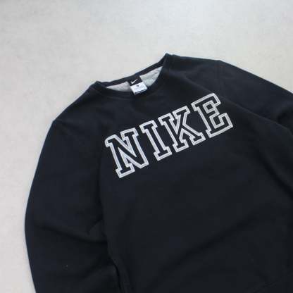RARE 2000s  Sweatshirt Black-OSI