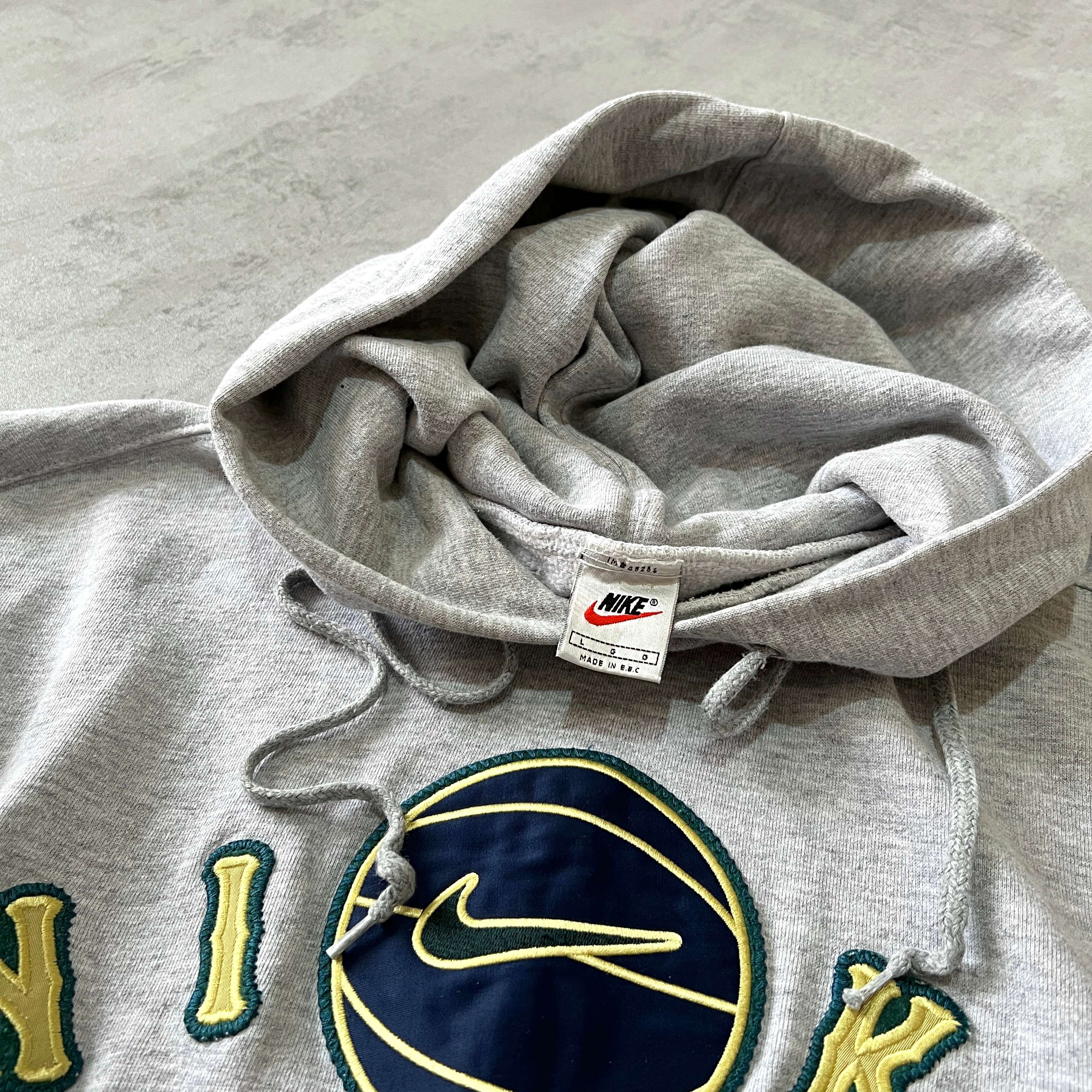 RARE 1990s heavyweight embroidered hoodie-OSI