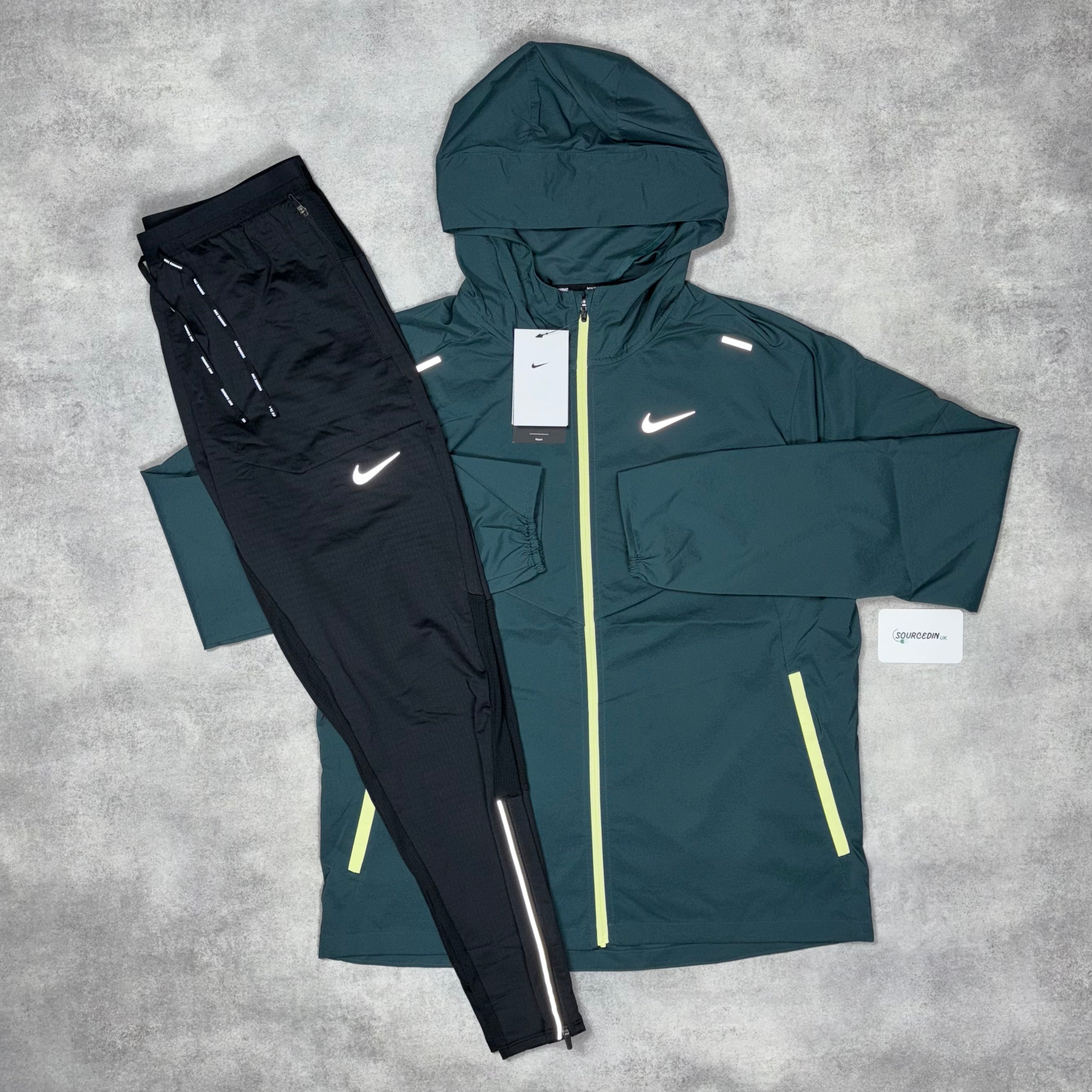 Uv Windrunner Jacket Deep Jungle & Black Phenom Bottoms Set-OSI