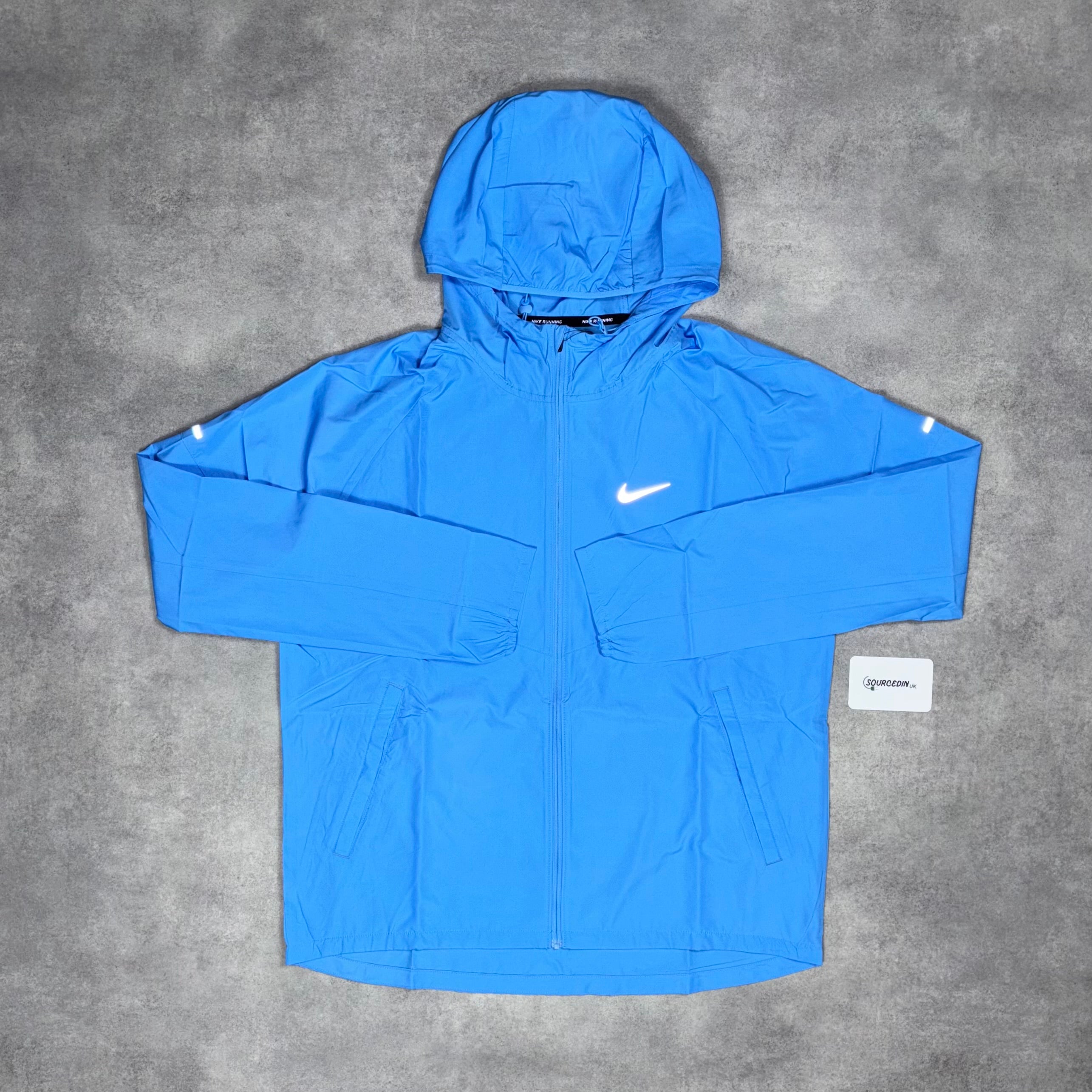 Repel Miler Windrunner Jacket University Blue & Black Phenom Bottoms Set-OSI