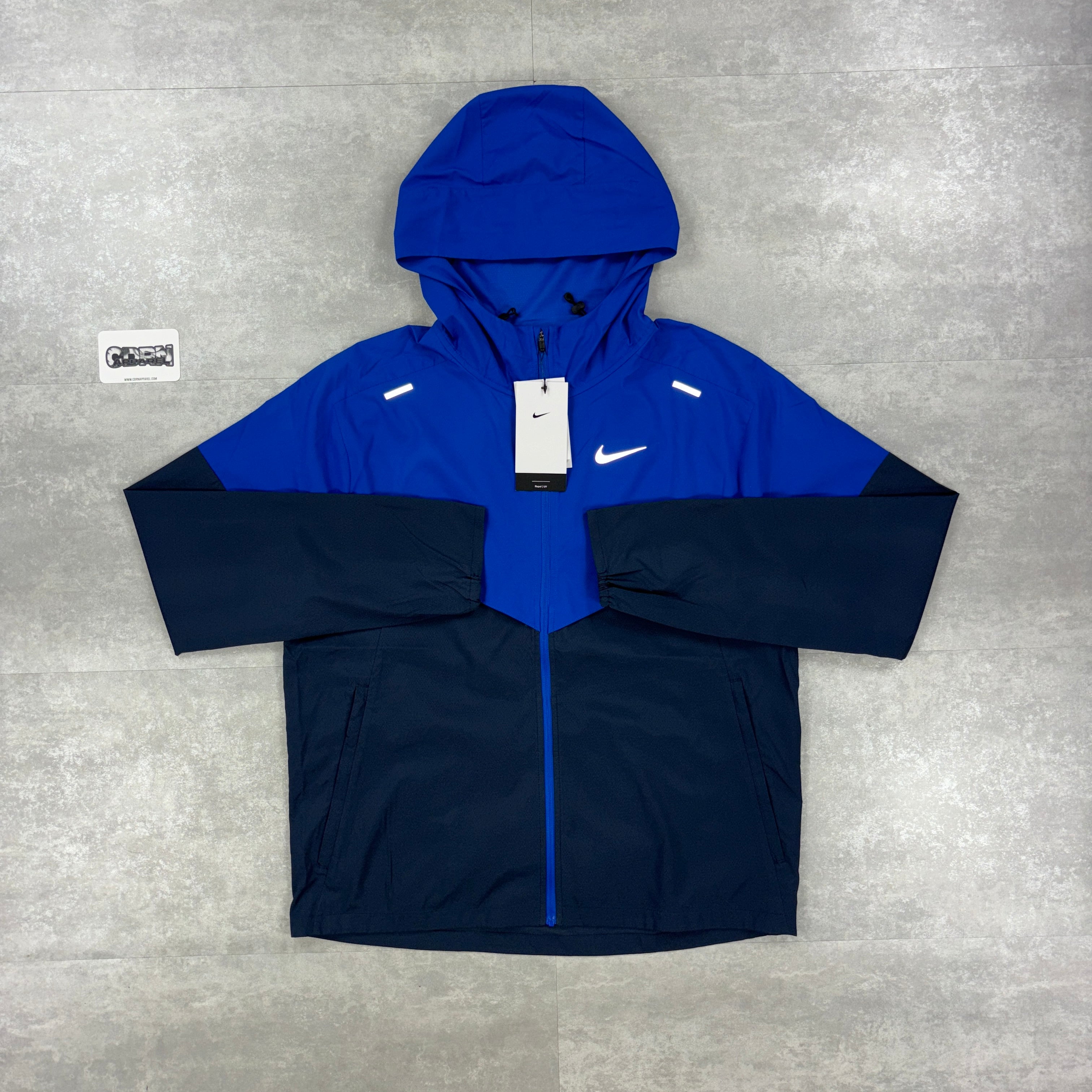 Royal Blue UV Windbreaker,  Miler T-Shirt &  Challenger Shorts Set-OSI