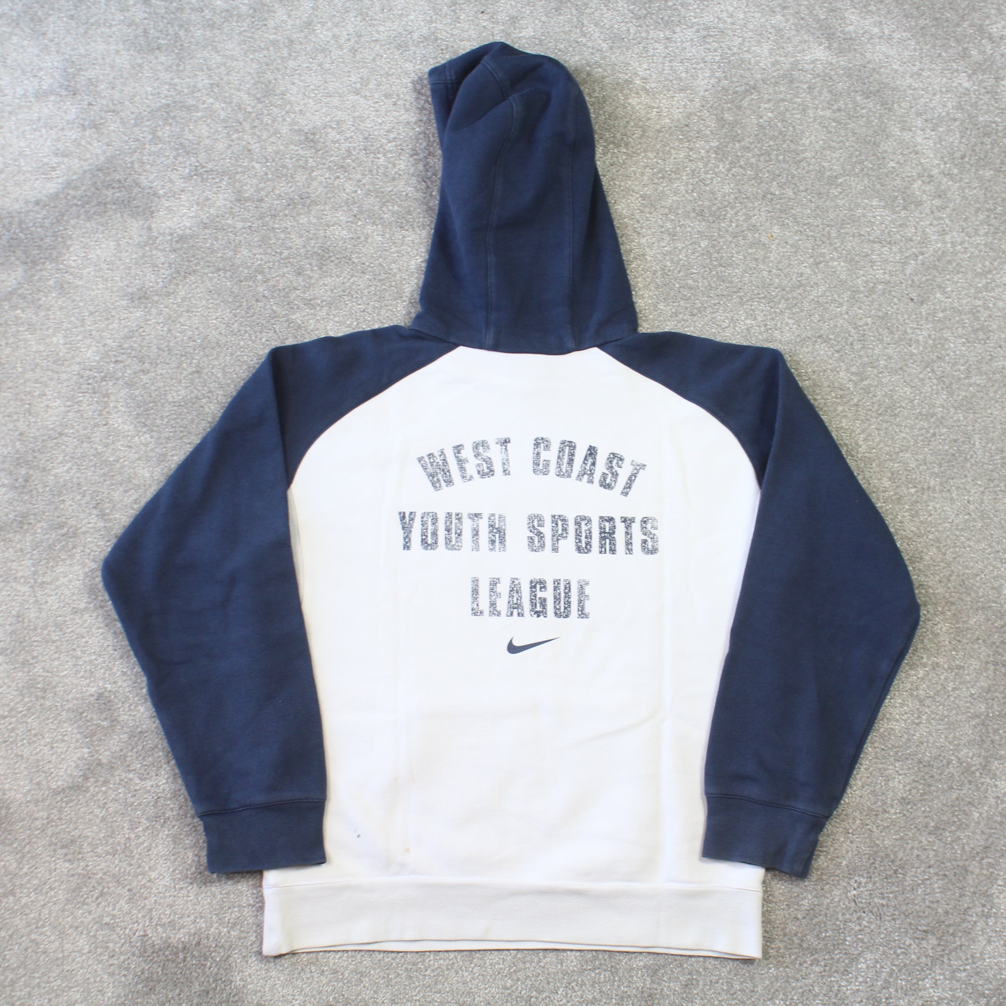 2000s   Spell Out Hoodie White-OSI