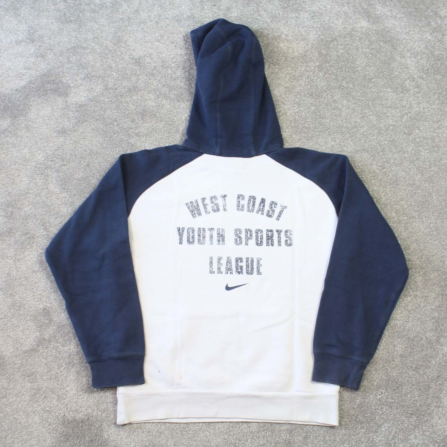 2000s   Spell Out Hoodie White-OSI