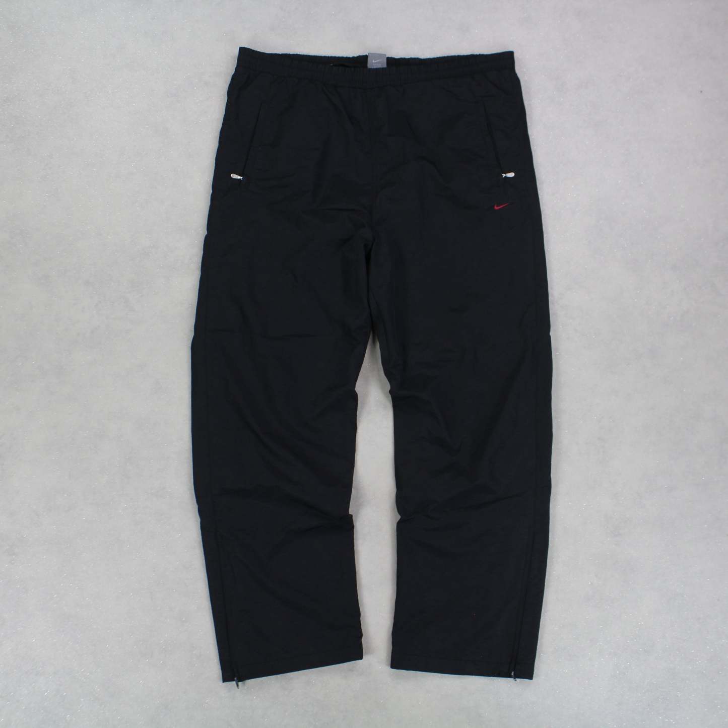 RARE 2000s Trackpants Black-OSI