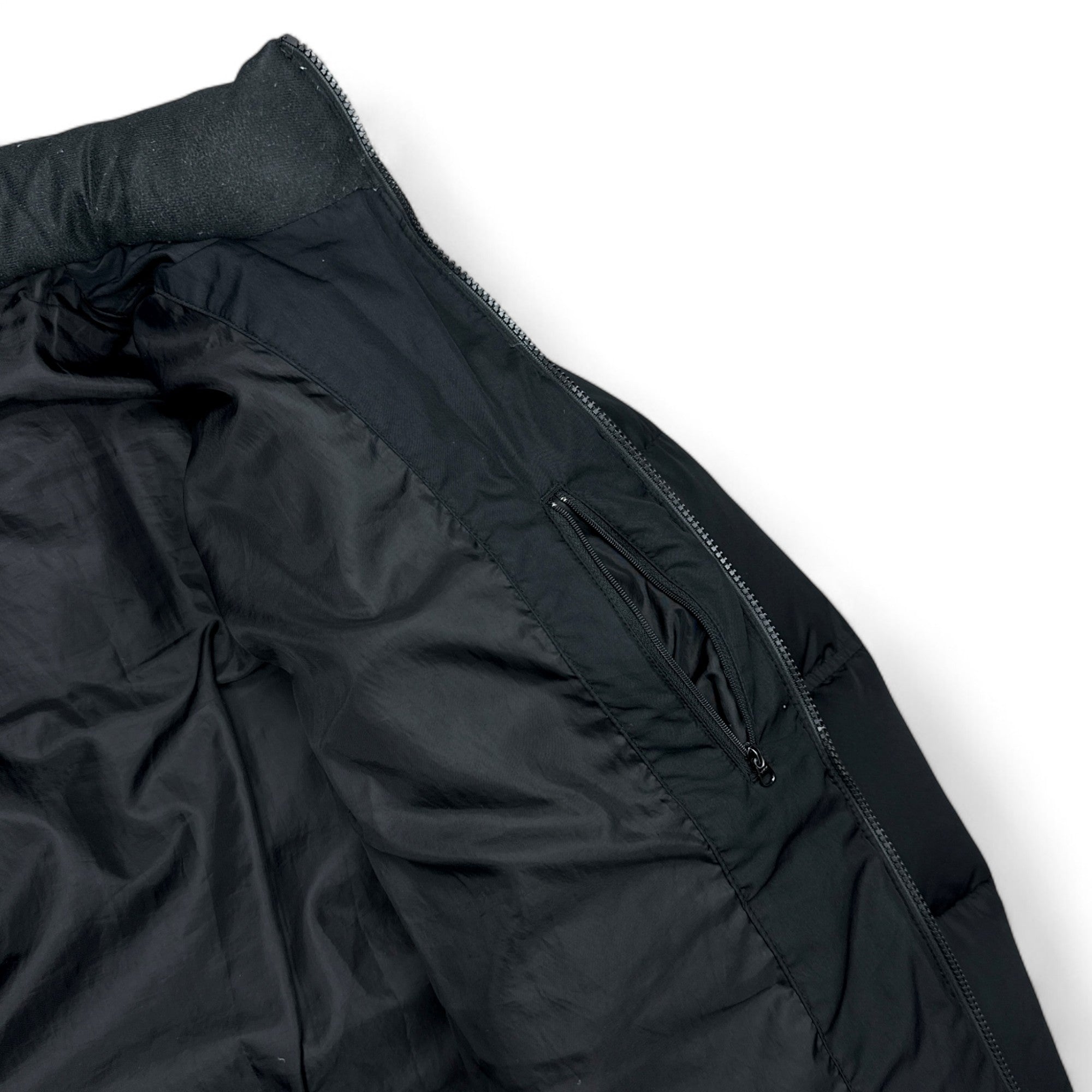 Vintage  Rare Down Pufferjacke Schwarz-OSI