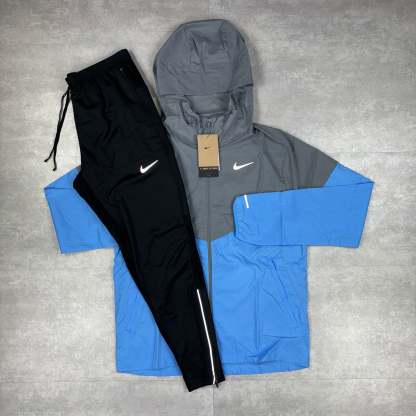 UV Windbreaker Grey/Blue & Black Phenom Pants-OSI