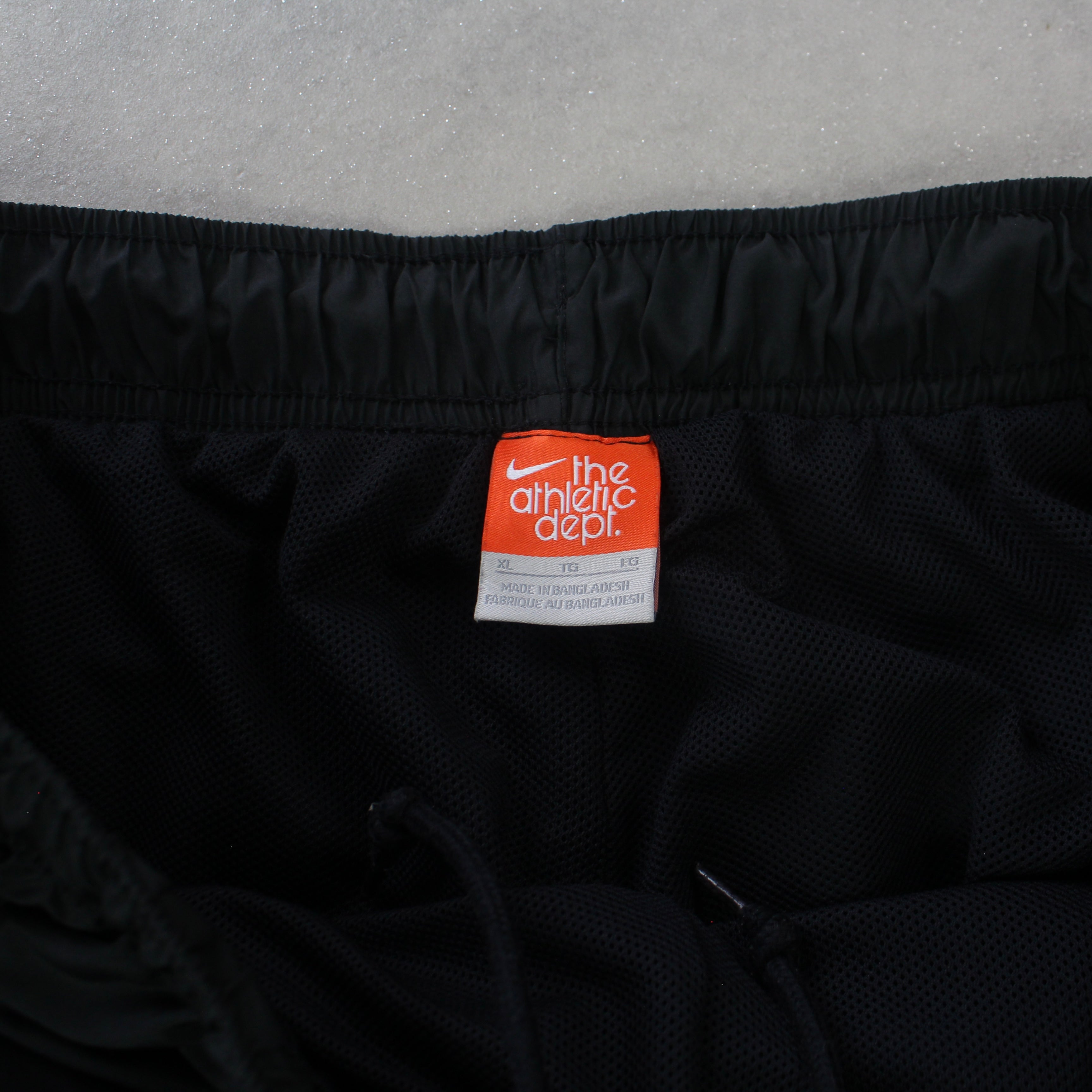 RARE 2000s BaggyTrackpants Black-OSI