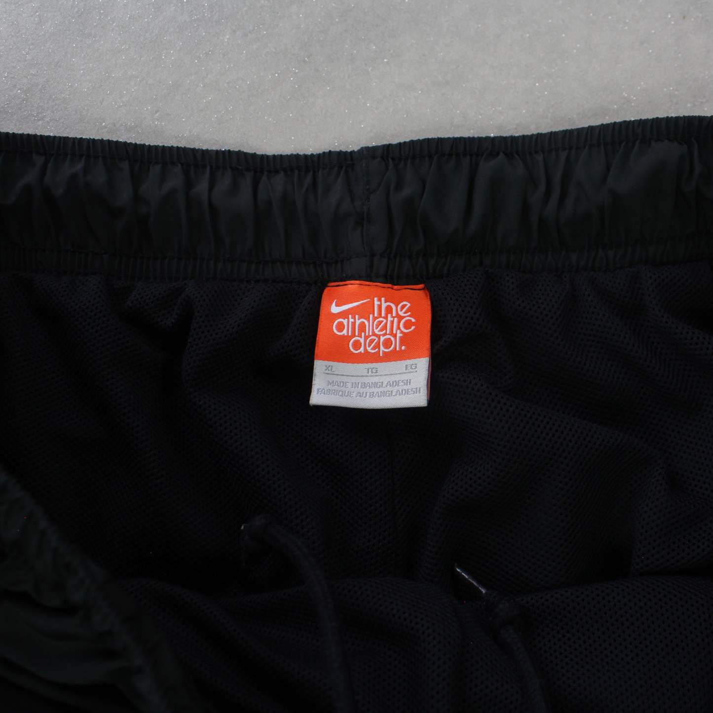 RARE 2000s BaggyTrackpants Black-OSI