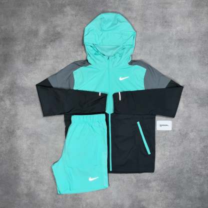 Uv Windrunner Jacket & 7” Challenger Short Set Mint Green-OSI