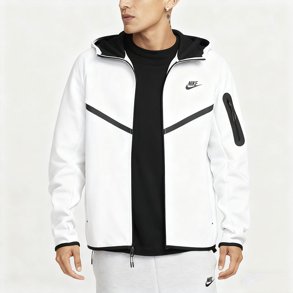 Fleece Windrunner Hoodie Jacket Full Zip-OSI