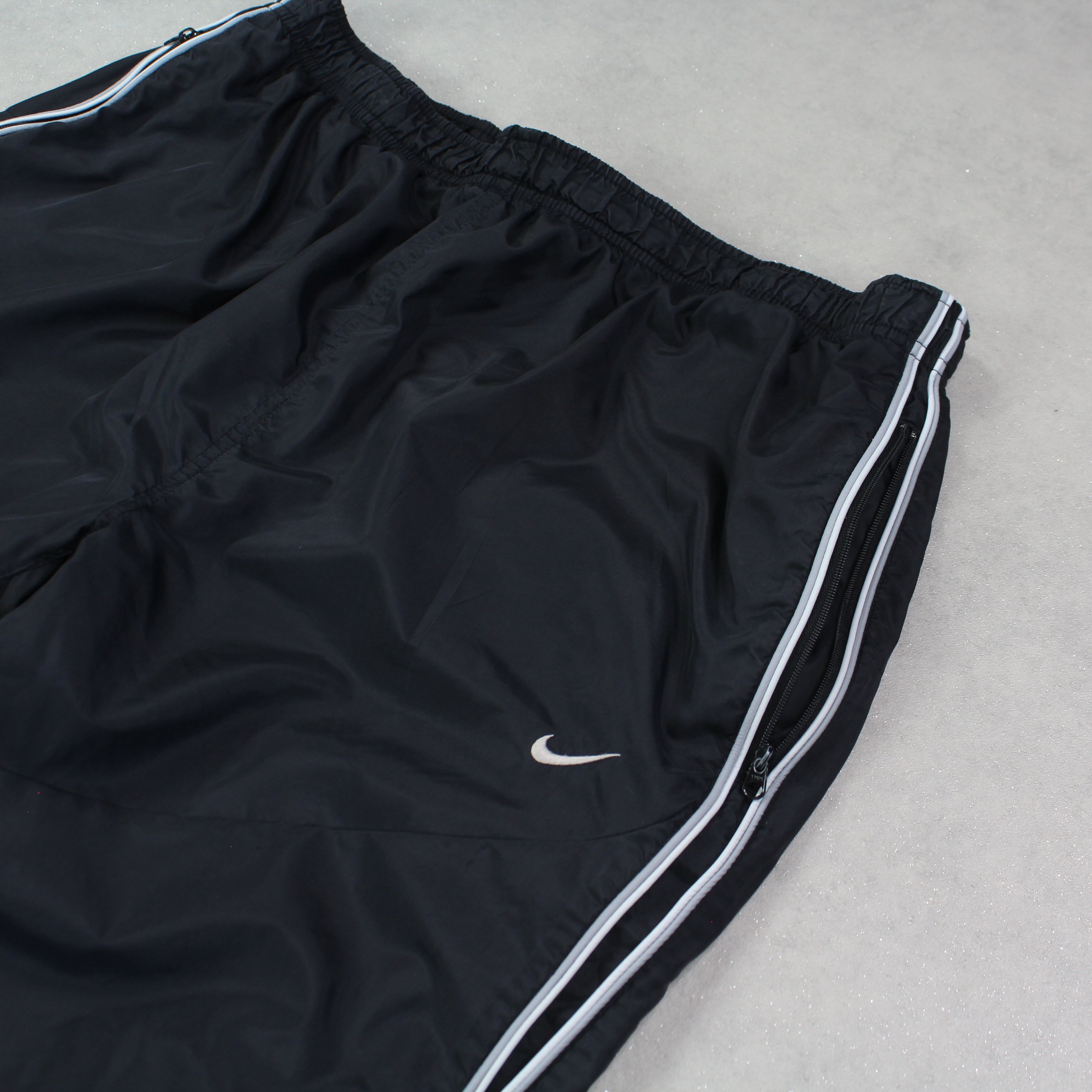SUPER RARE 00s Trackpants Black-OSI