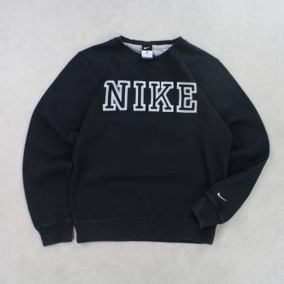 RARE 2000s  Sweatshirt Black-OSI
