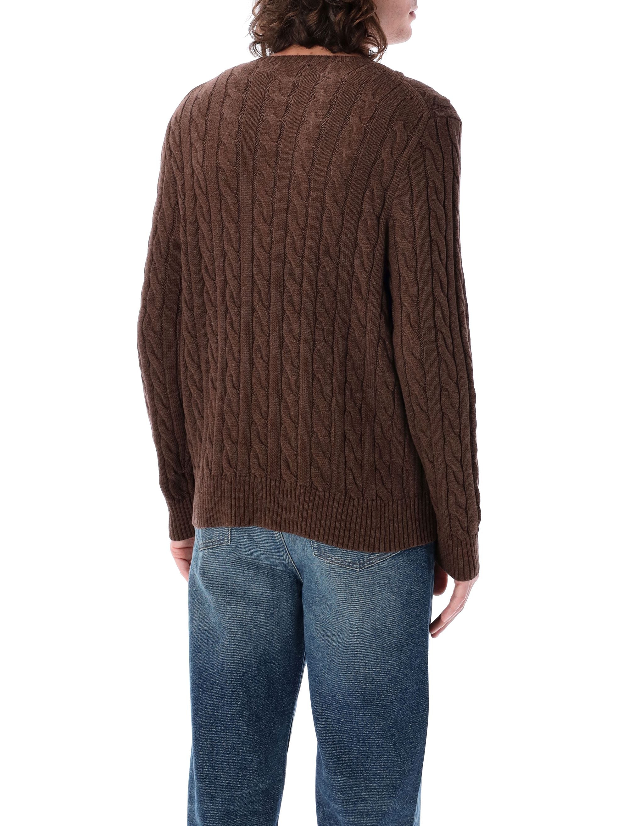 POLO  Cable Knit Sweater-OSI