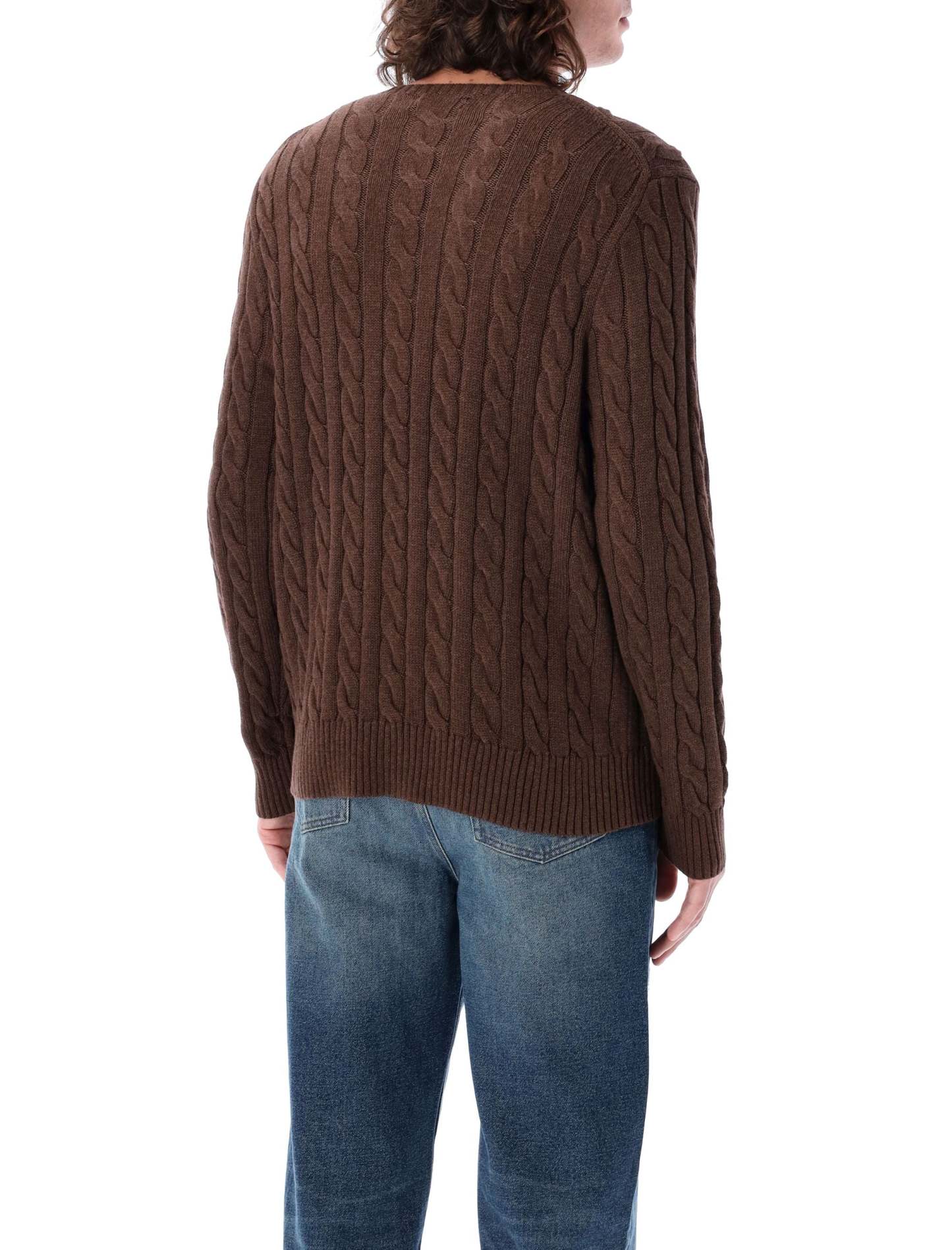 POLO  Cable Knit Sweater-OSI