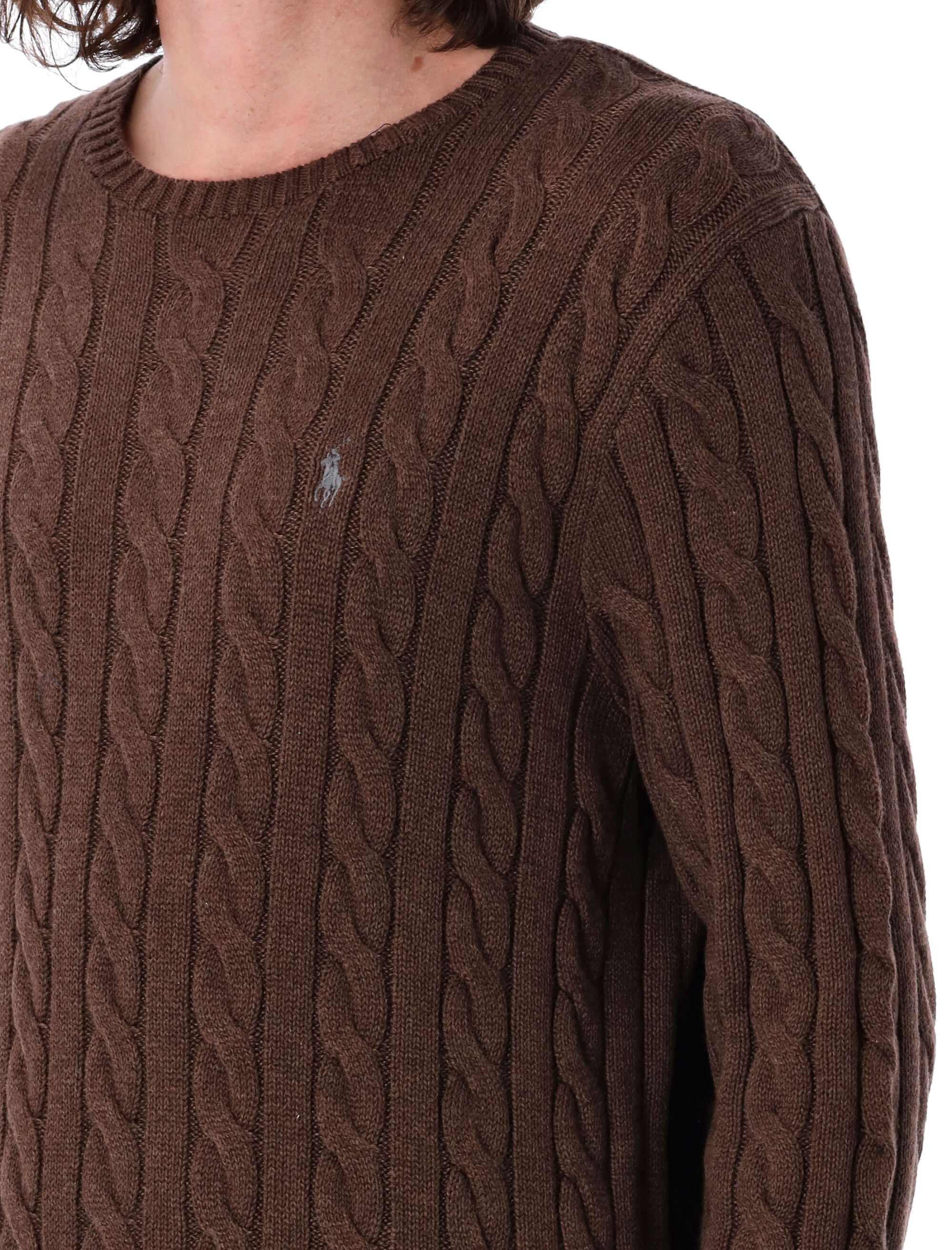 POLO  Cable Knit Sweater-OSI