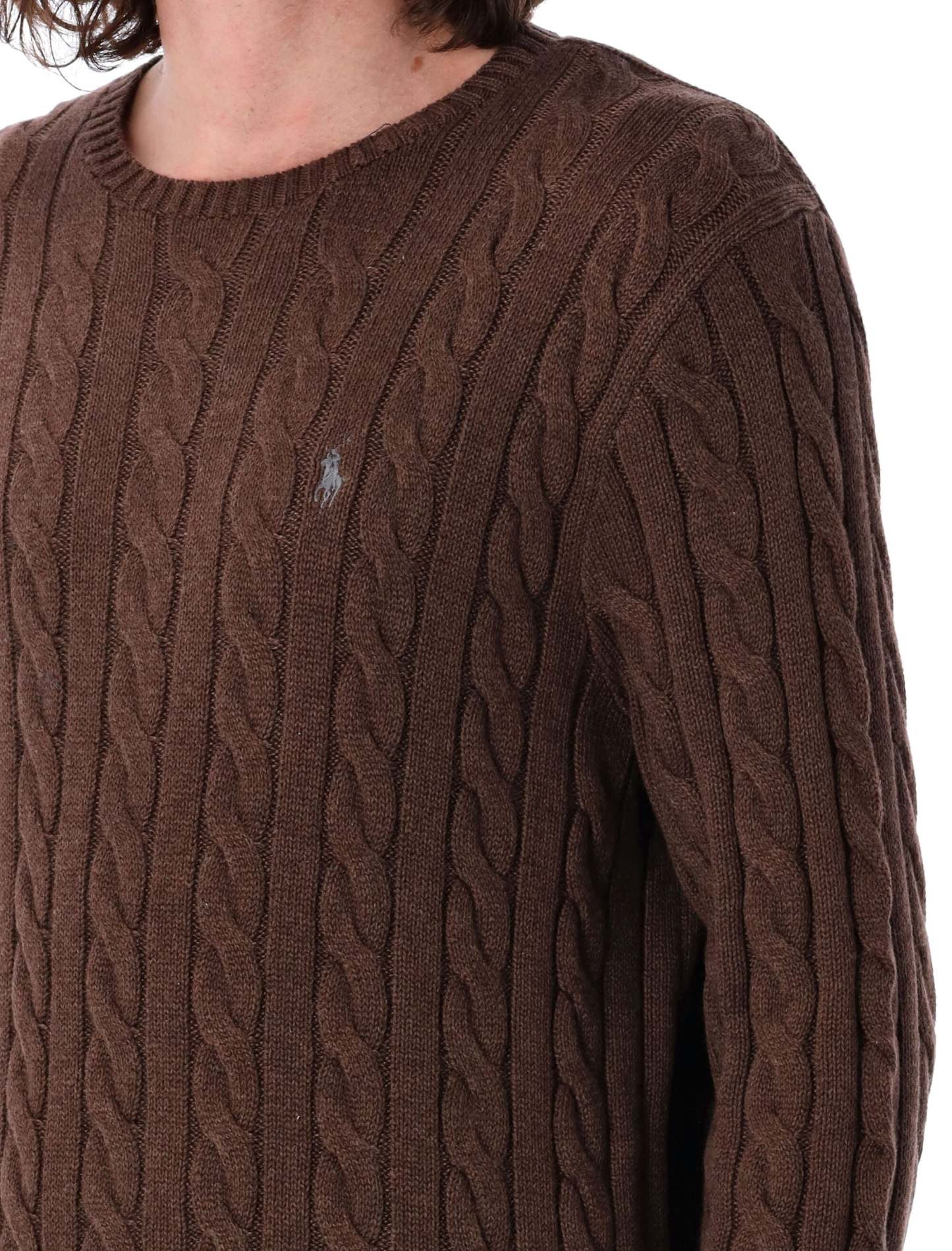 POLO  Cable Knit Sweater-OSI