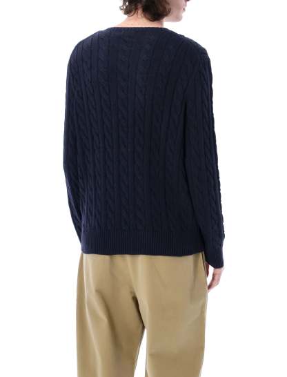 POLO  Cable Knit Sweater - Regular Fit, Long Sleeve-OSI